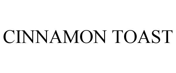 Trademark Logo CINNAMON TOAST