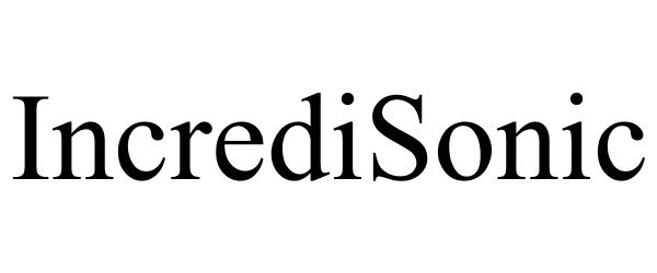 Trademark Logo INCREDISONIC
