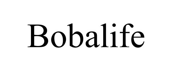 Trademark Logo BOBALIFE