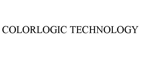 Trademark Logo COLORLOGIC TECHNOLOGY