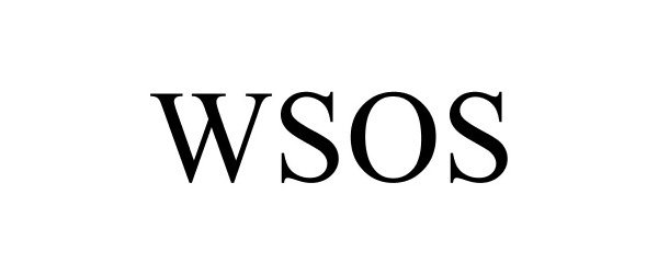 Trademark Logo WSOS
