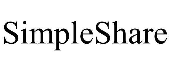 Trademark Logo SIMPLESHARE