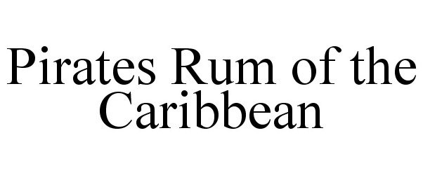  PIRATES RUM OF THE CARIBBEAN