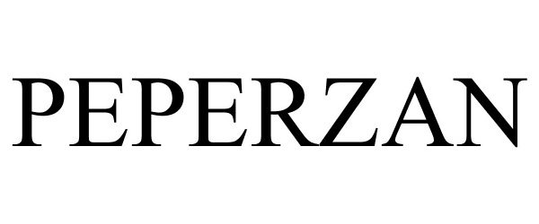 Trademark Logo PEPERZAN