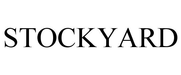Trademark Logo STOCKYARD