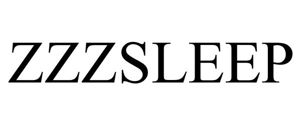 Trademark Logo ZZZSLEEP