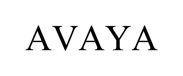 Trademark Logo AVAYA