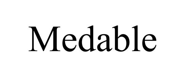 Trademark Logo MEDABLE