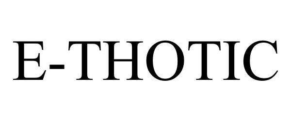  E-THOTIC