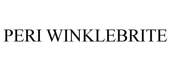 Trademark Logo PERI WINKLEBRITE