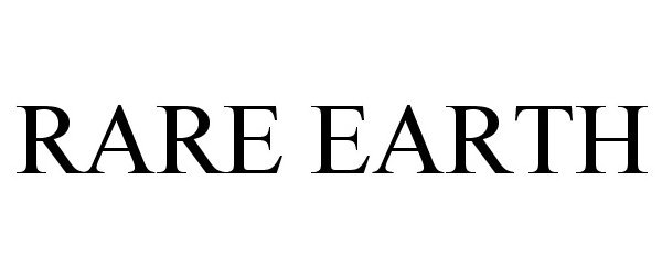 Trademark Logo RARE EARTH