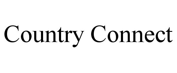  COUNTRY CONNECT