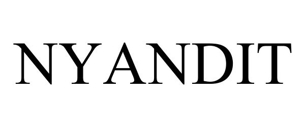 Trademark Logo NYANDIT