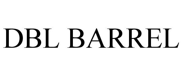 Trademark Logo DBL BARREL