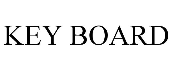 Trademark Logo KEY BOARD