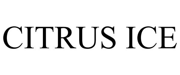 Trademark Logo CITRUS ICE
