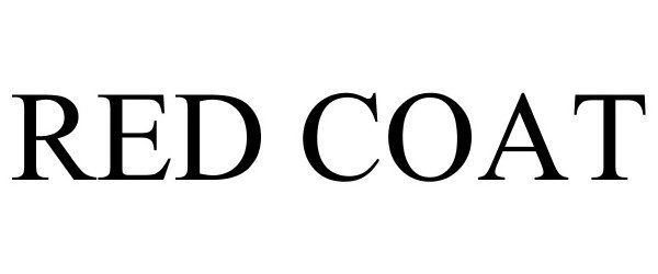 Trademark Logo RED COAT