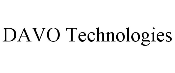  DAVO TECHNOLOGIES