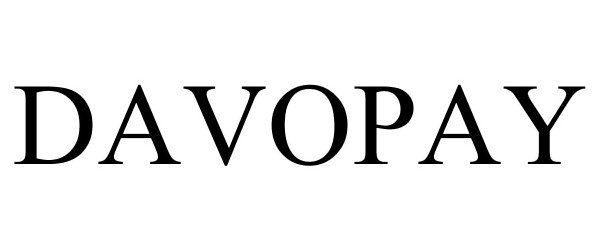 Trademark Logo DAVOPAY