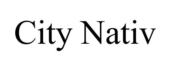 Trademark Logo CITY NATIV