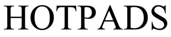 Trademark Logo HOTPADS
