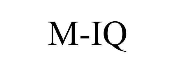 Trademark Logo M-IQ