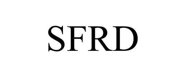 Trademark Logo SFRD