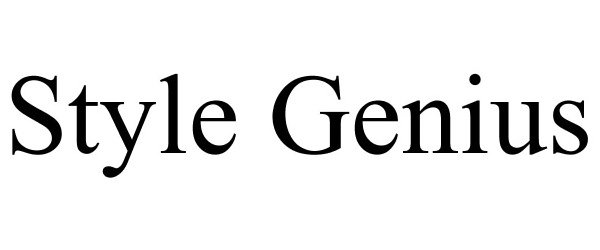 Trademark Logo STYLE GENIUS