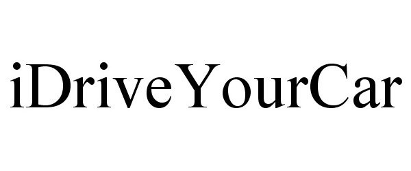 Trademark Logo IDRIVEYOURCAR