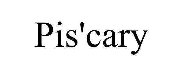Trademark Logo PIS'CARY