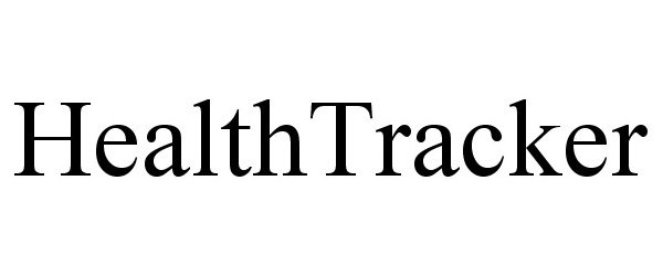 Trademark Logo HEALTHTRACKER