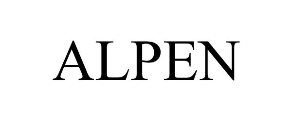 Trademark Logo ALPEN