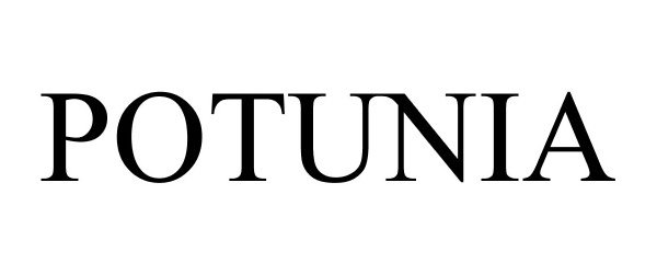 Trademark Logo POTUNIA