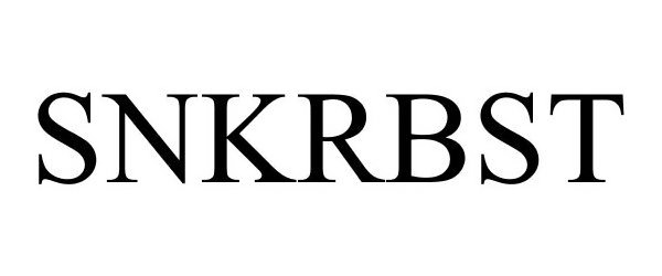 Trademark Logo SNKRBST