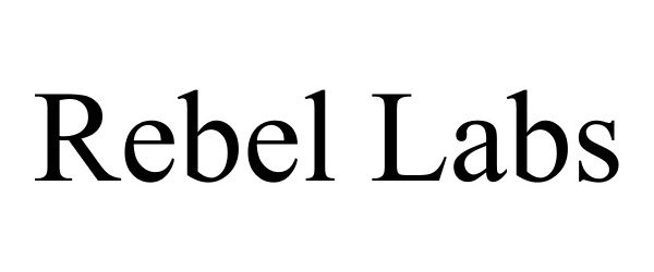 Trademark Logo REBEL LABS