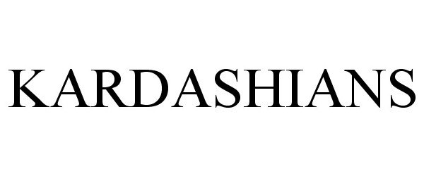 Trademark Logo KARDASHIANS