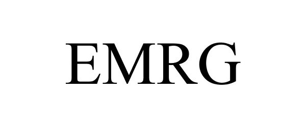 Trademark Logo EMRG