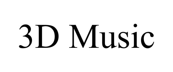 Trademark Logo 3D MUSIC