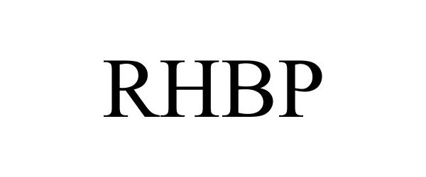 Trademark Logo RHBP