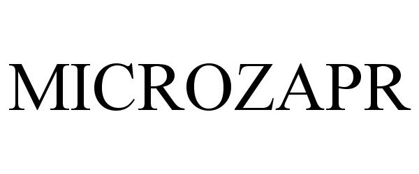 Trademark Logo MICROZAPR