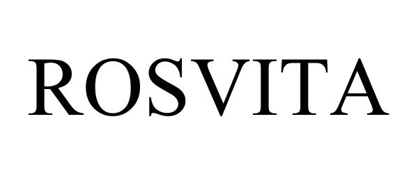 Trademark Logo ROSVITA