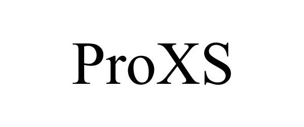 Trademark Logo PROXS
