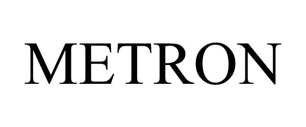 Trademark Logo METRON