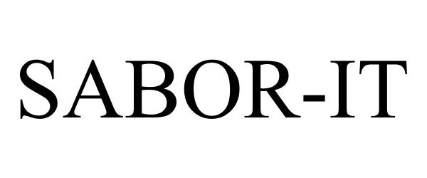 Trademark Logo SABOR-IT