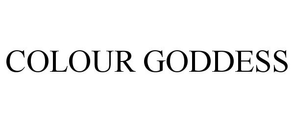 Trademark Logo COLOUR GODDESS