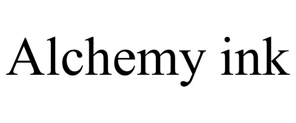 Trademark Logo ALCHEMY INK