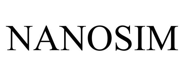 Trademark Logo NANOSIM