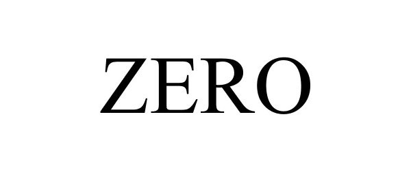 Trademark Logo ZERO