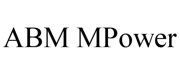 Trademark Logo ABM MPOWER