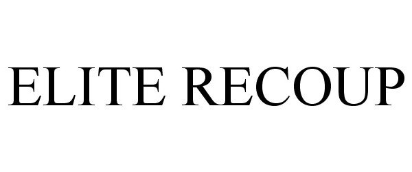 Trademark Logo ELITE RECOUP